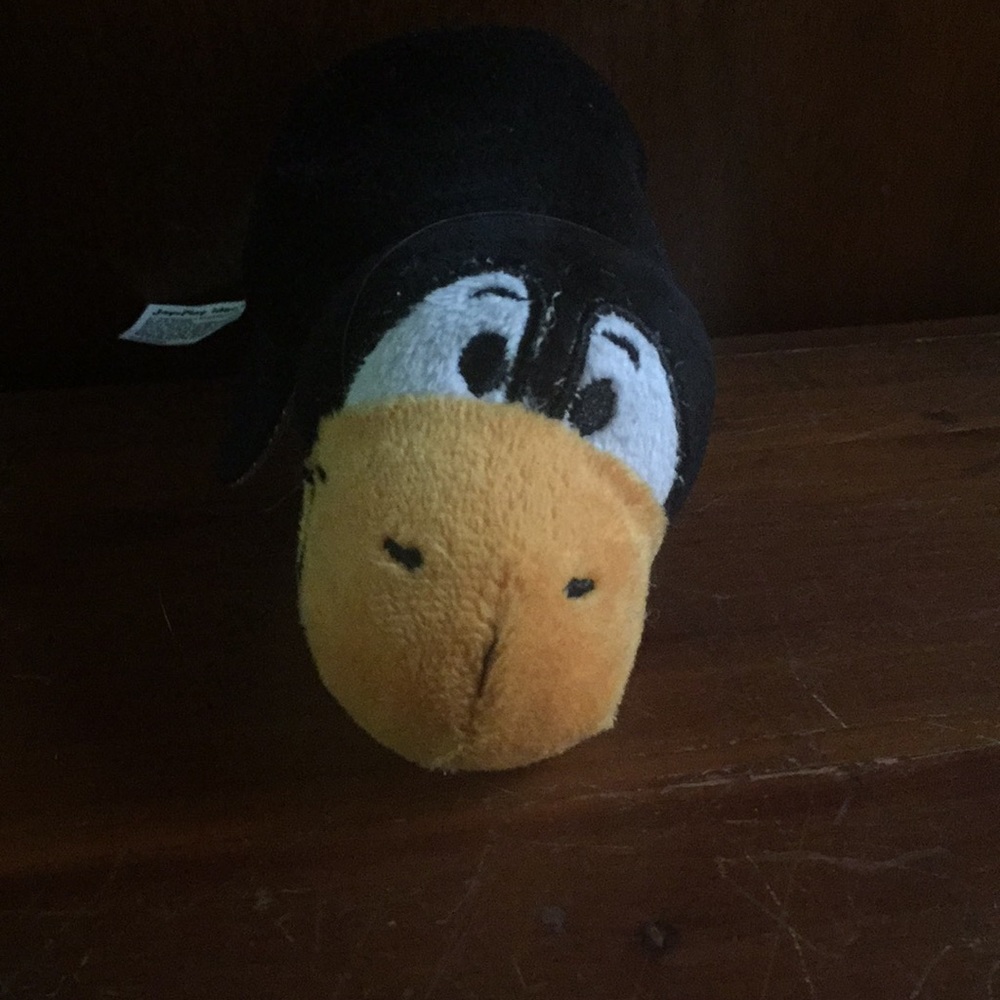Cute  penguin that flips into a seal